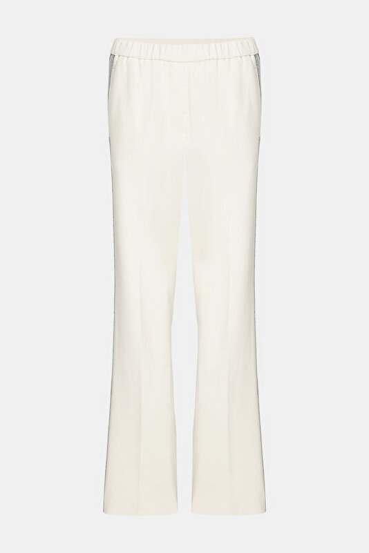 EKRU WIDE LEG SPOR PANTOLON 4