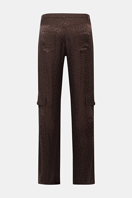 BROWN VISCOSE TROUSERS 2