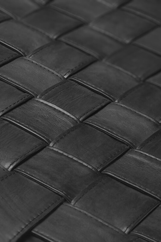 DINING CHAIR TIBERIO BLACK LEATHER CLASS 2