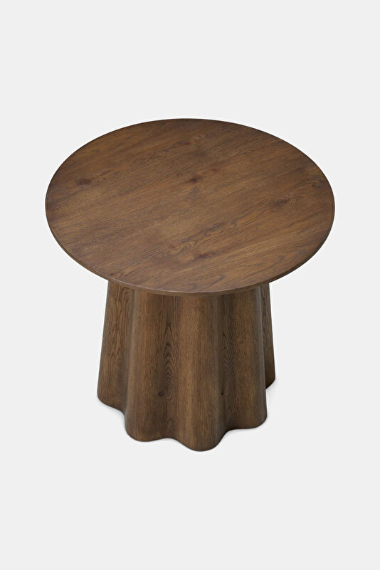 SIDE TABLE PAPYRUS DARK BROWN OAK VENEER 2