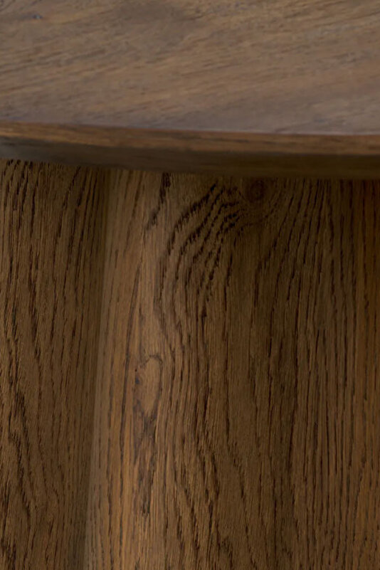 SIDE TABLE PAPYRUS DARK BROWN OAK VENEER 3