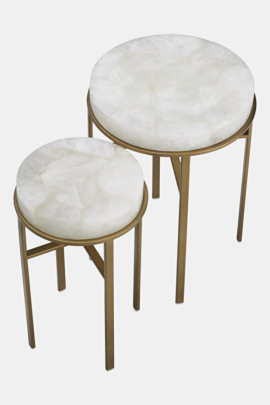 SIDE TABLE HOXTON VINTAGE BRASS 4
