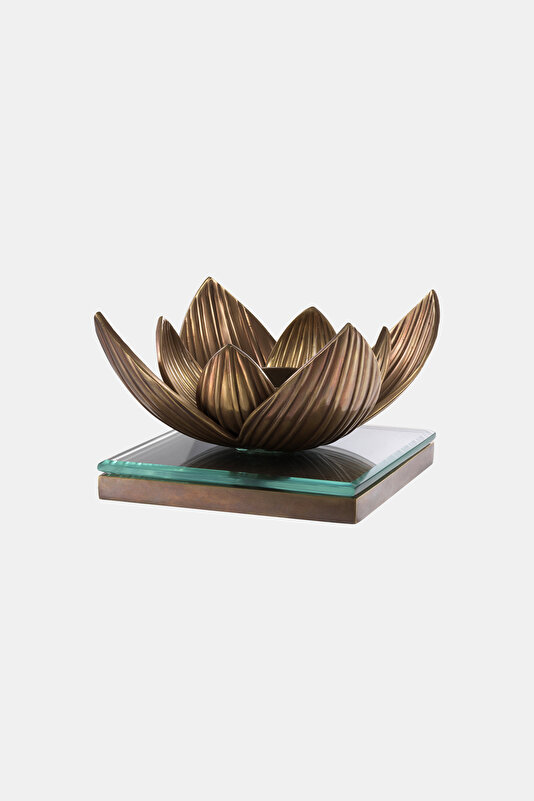 ÇİÇEK MOTİFLİ TEALIGHT MUMLUK 4