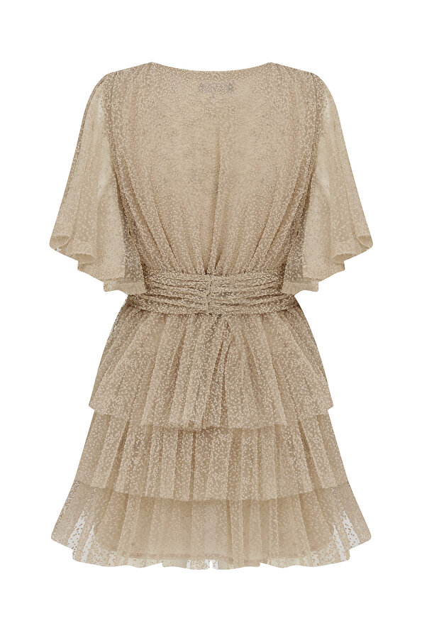 green emerald velvet dress IRO Paris Jorma Dress | Khaki Black