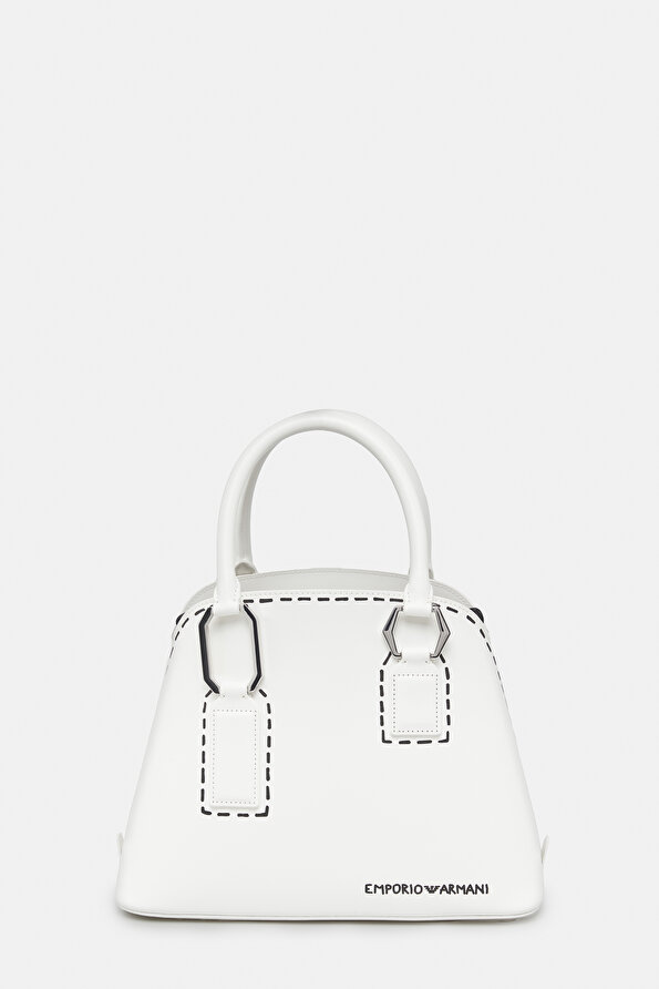 WHITE ECO LEATHER BAG