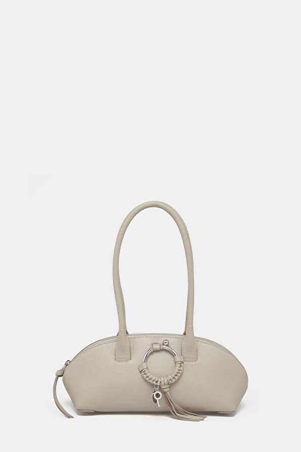 BEIGE LEATHER BAG