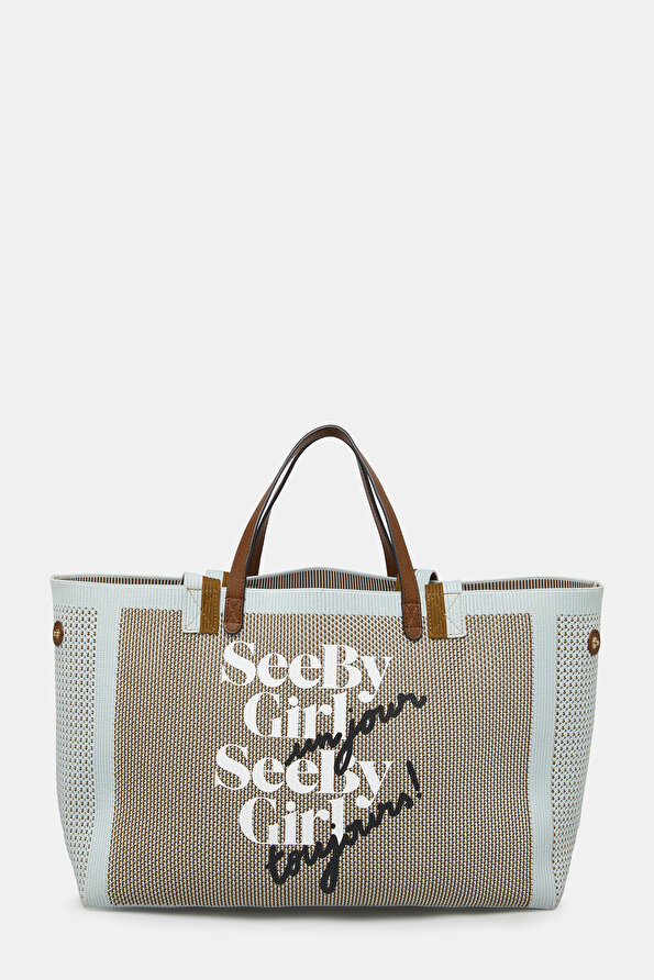 BEIGE DESIGN FILLED BAG