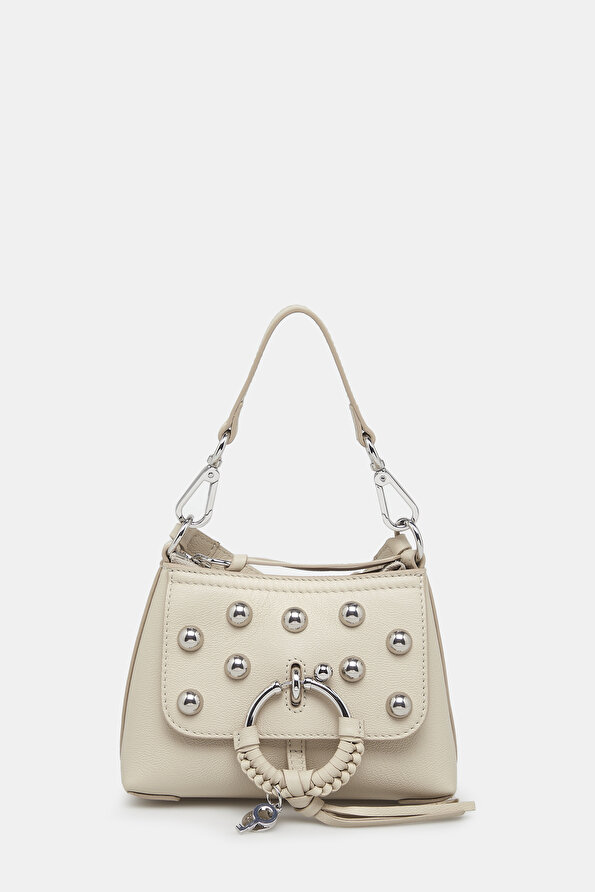 BEIGE LEATHER BAG