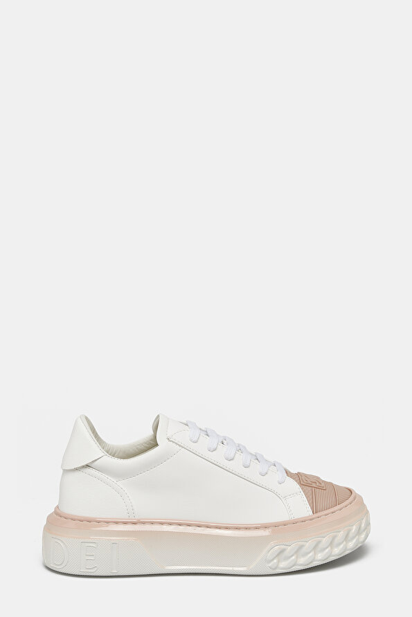 POWDER LEATHER SNEAKER KADIN