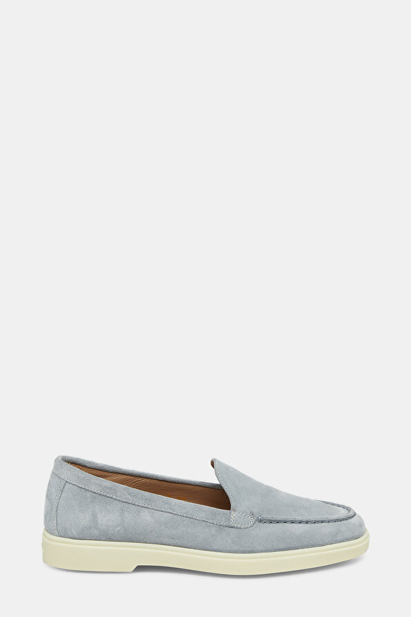 LIGHT BLUE LEATHER SHOE