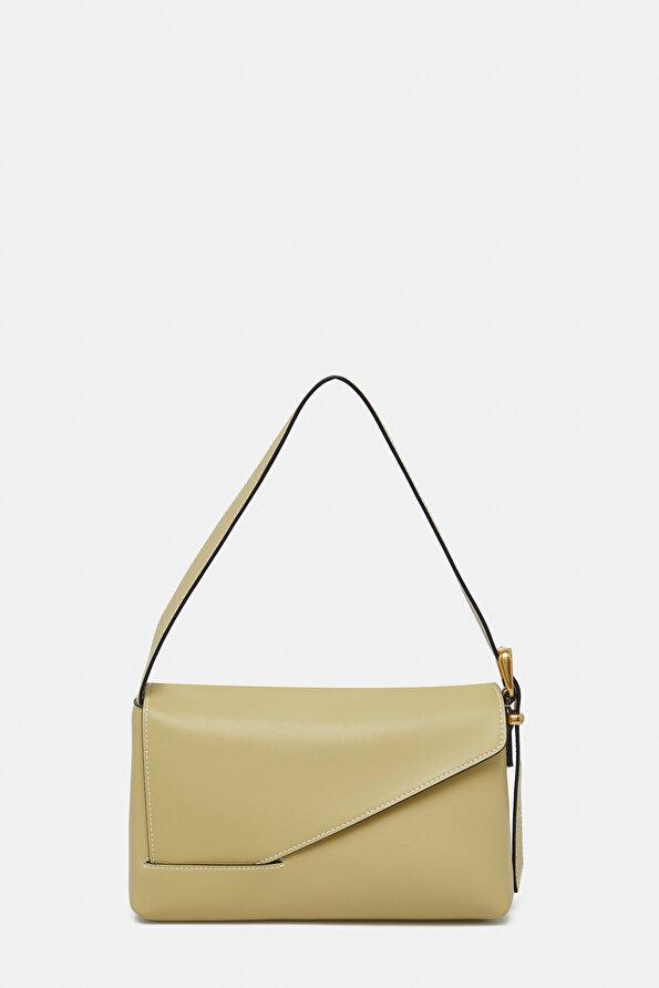 BEIGE LEATHER BAG