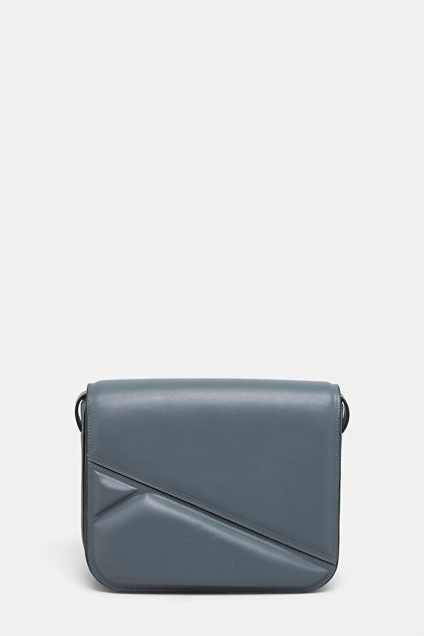 DARK GREY LEATHER BAG