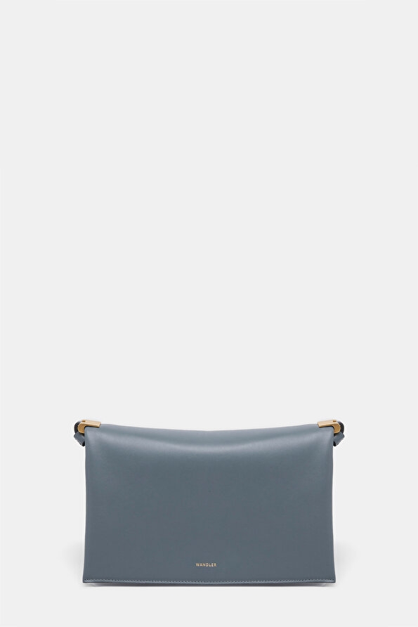 DARK GREY LEATHER BAG