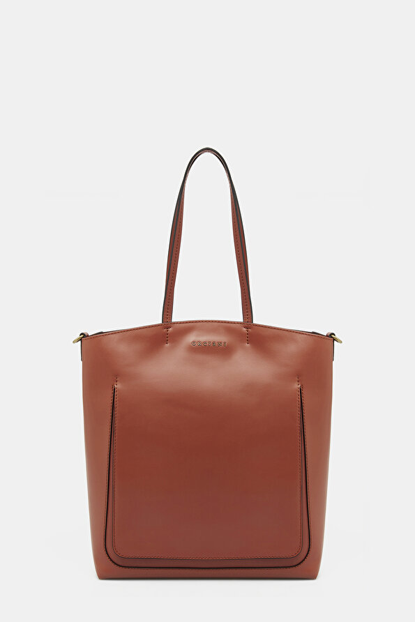 TAN LEATHER BAG