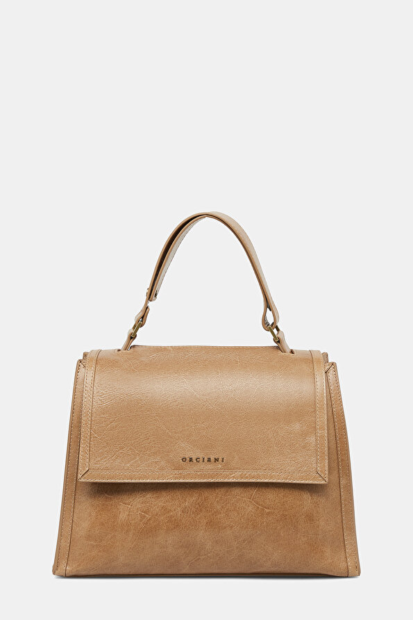 BEIGE LEATHER BAG