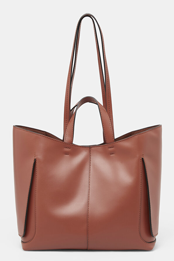 TAN LEATHER BAG