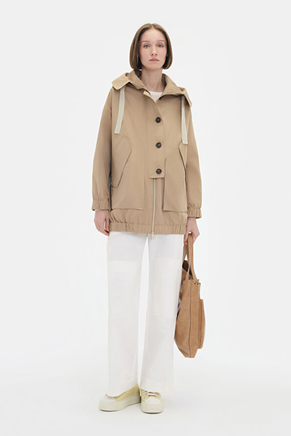 CAMEL LIGHT OVERCOAT