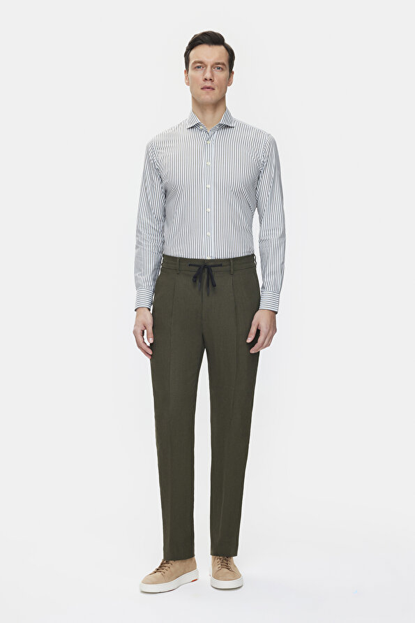 KHAKI TROUSERS