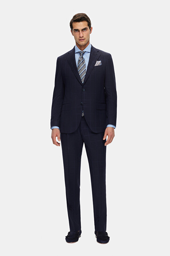 BLUE WOOL SUIT