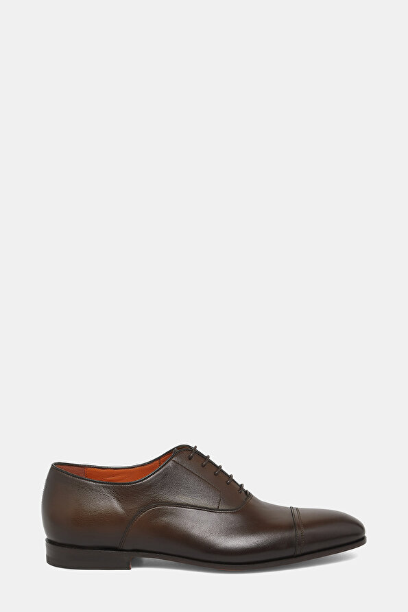 DARK BROWN LEATHER SHOE