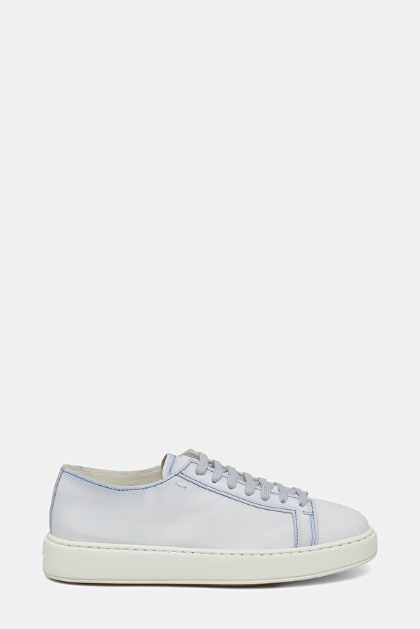 LIGHT BLUE LEATHER SHOE