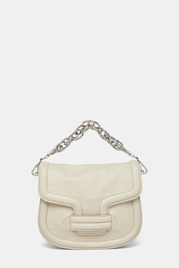 WHITE LEATHER BAG