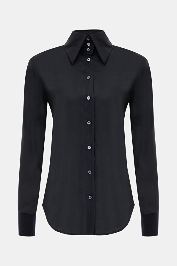 NAVY BLUE LONG SLEEVE SHIRT