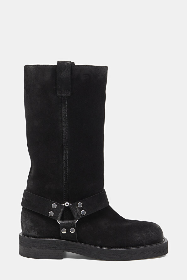 BLACK SUEDE BOOT