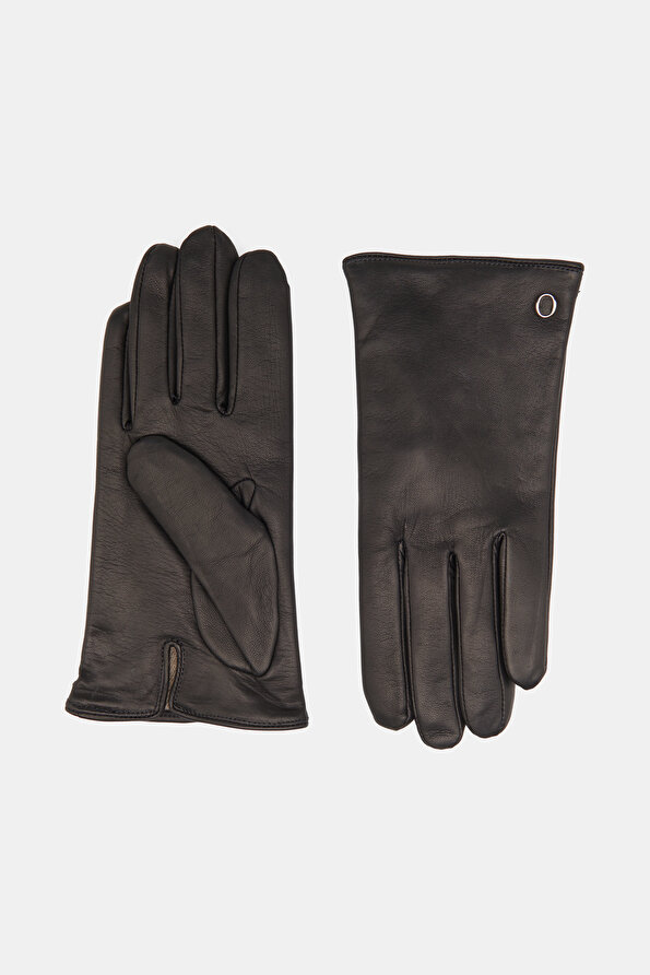 BLACK LEATHER GLOVE