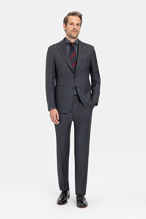 SMOKED WOOL SUIT