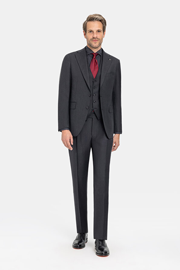 SMOKED WOOL SUIT