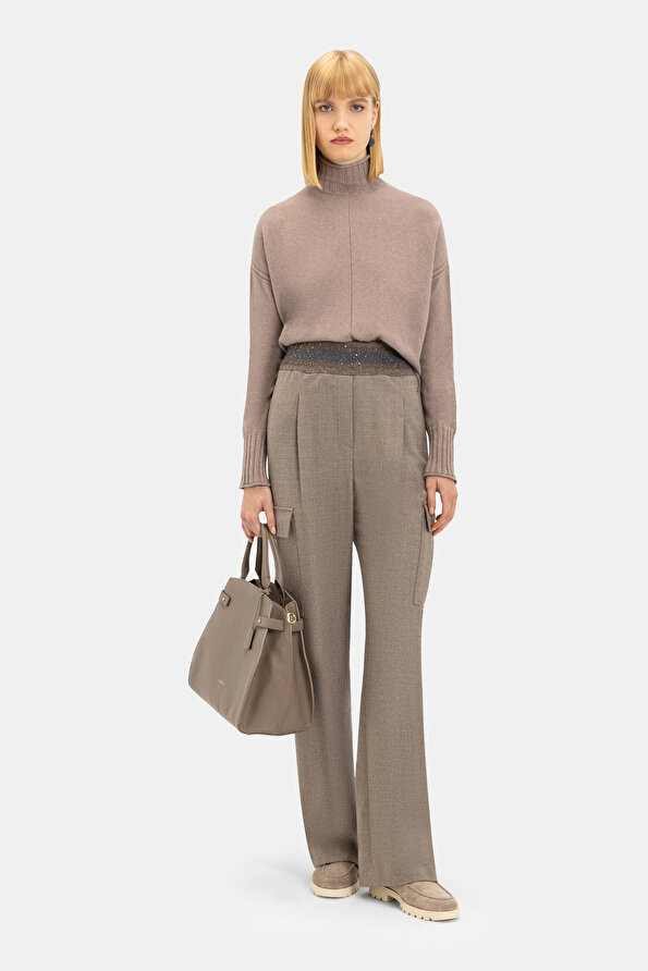 MINK STRAIGHT CUT TROUSERS