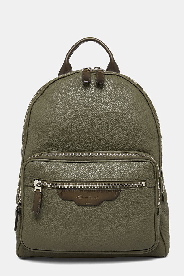 GREEN LEATHER BAG