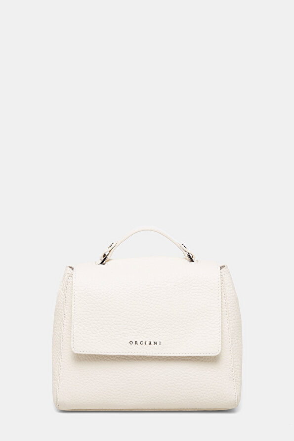 WHITE LEATHER BAG