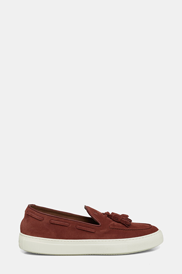 MAROON LEATHER SHOES