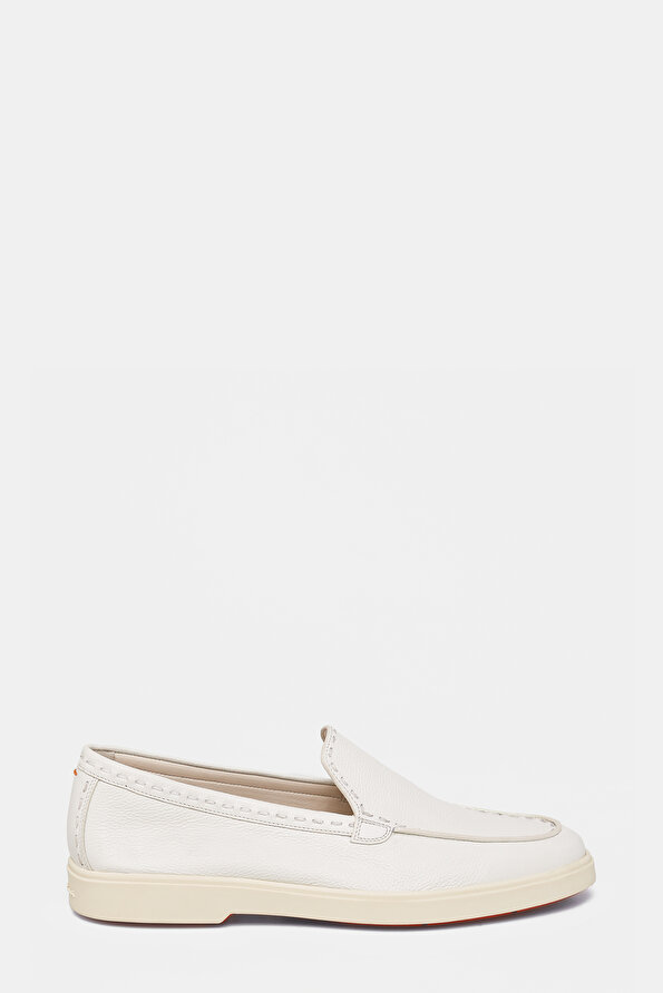 WHITE LEATHER SHOE