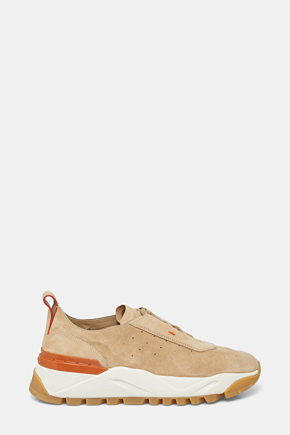 BEIGE LEATHER SNEAKER