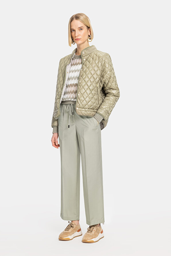 KHAKI SKINNY LEG TROUSERS