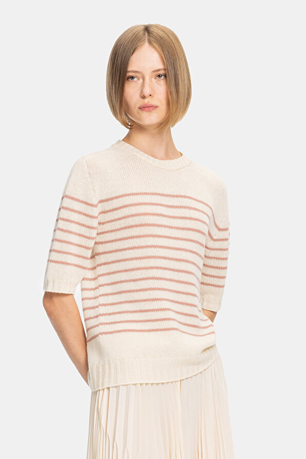 PINK BASIC / ROUND NECKLINE KNITWEAR