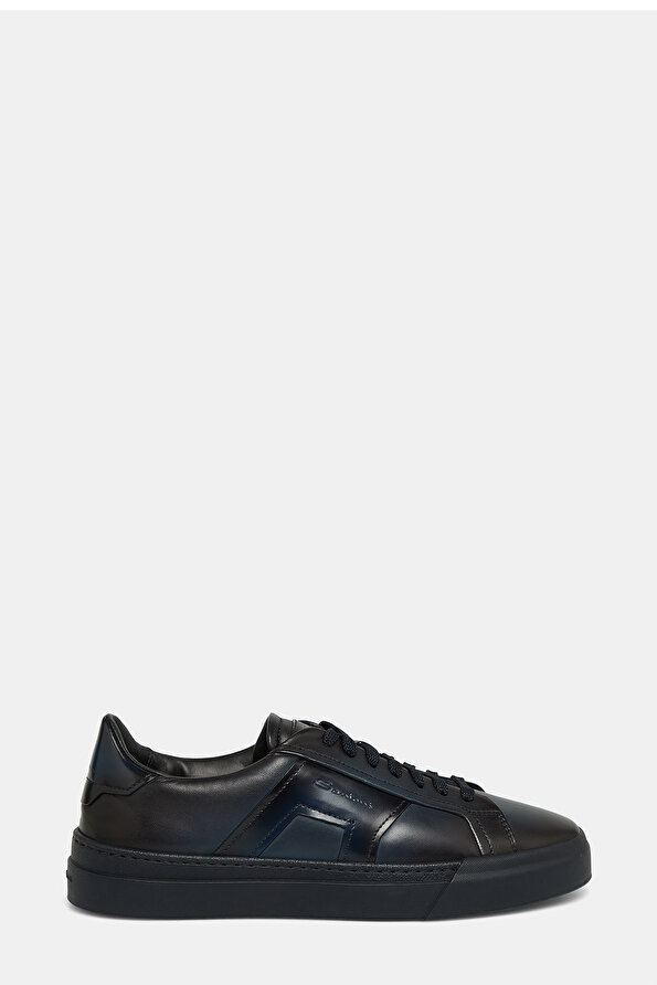 NAVY BLUE LEATHER SHOES