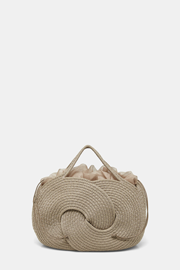 MINK RAFFIA BAG