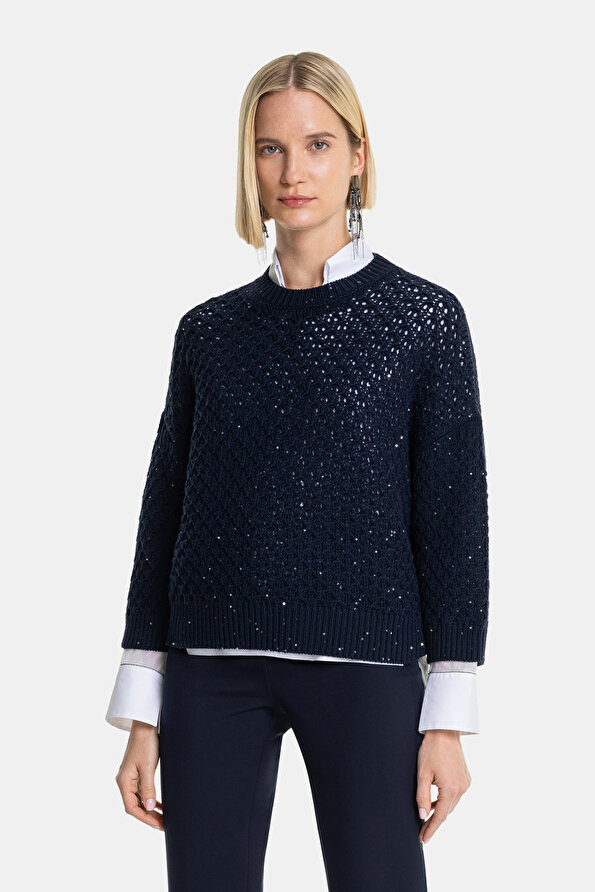 SILVER BASIC / ROUND NECKLINE TRICOT