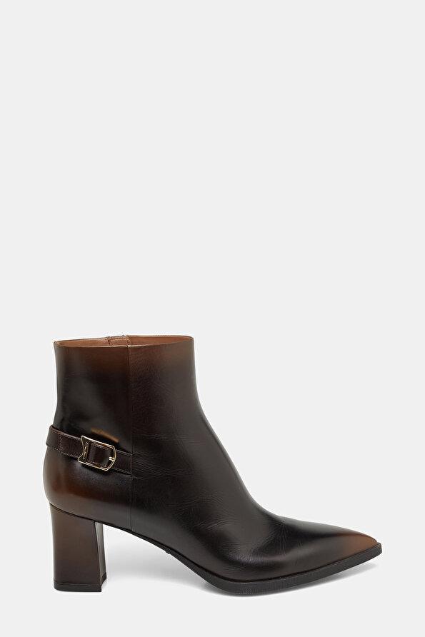DARK BROWN LEATHER BOOT