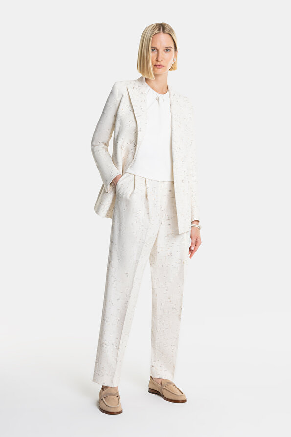 BROWN STRAIGHT CUT TROUSERS