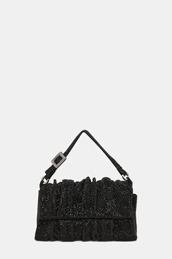 BLACK JEWELLED BAG