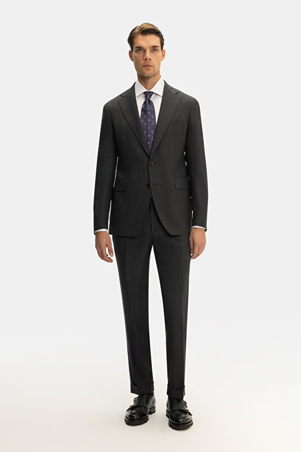 SMOKED WOOL SUIT