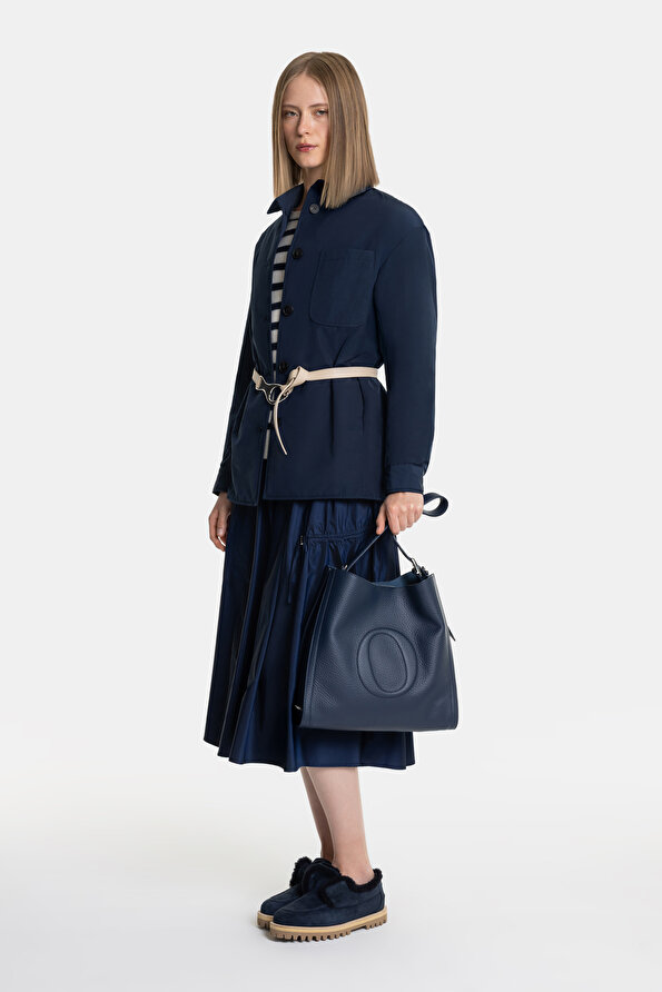 NAVY BLUE OVERCOAT