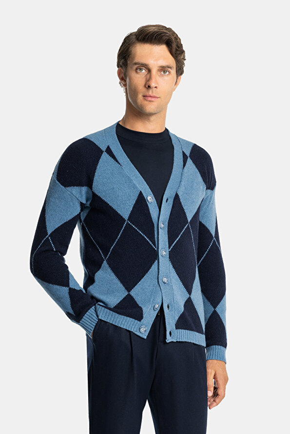 BLUE DIAMOND DESIGN TRICOT