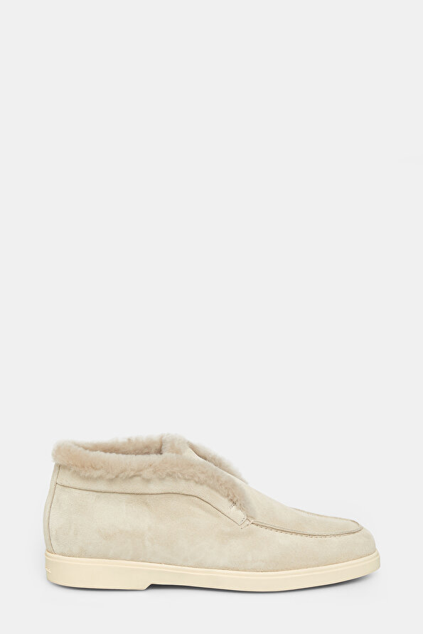ECRU SUEDE SHOE
