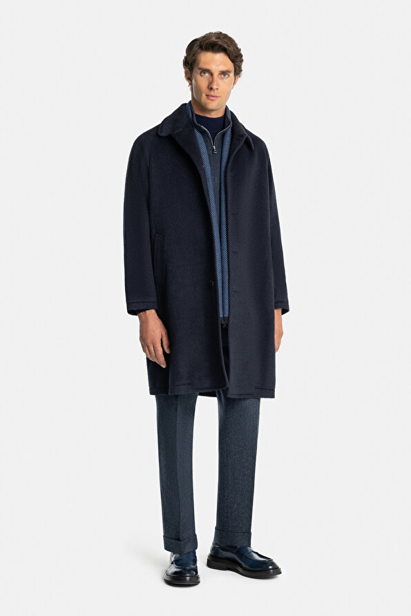 NAVY BLUE TOPCOAT